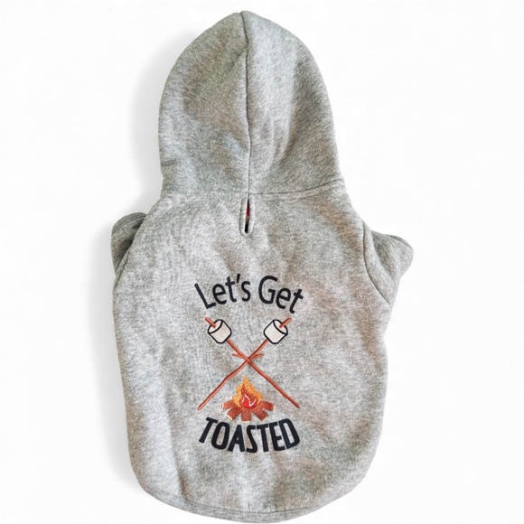 Bond & Co “Let’s Get Toasted” Dog Hoodie | Size M - Picture 1 of 6